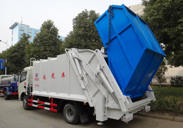 2016 new 6m3 small Garbage truck low price compactor garbage truck price 140HP