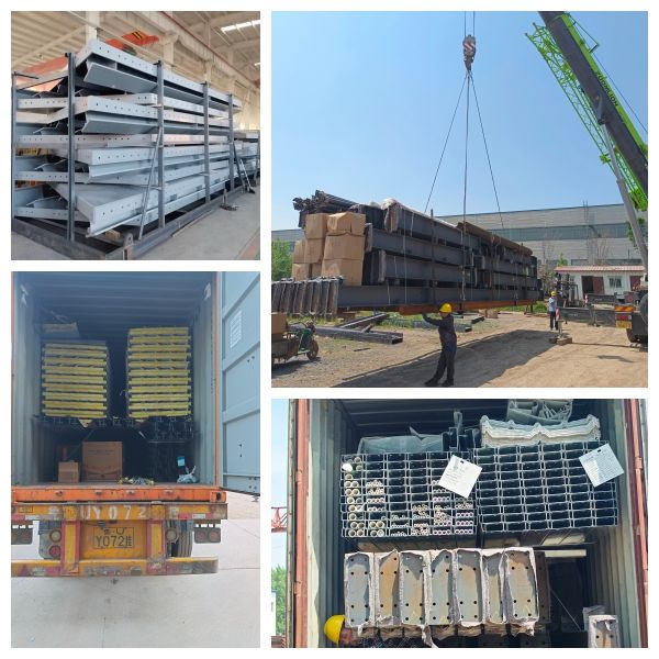 Prefabricated Fire Proof Steel Frame Workshop/Warehouse/Hangar Building