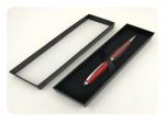 Black Velvet Case Personalized Pen Box 190x80x28 mm Size Brown Color