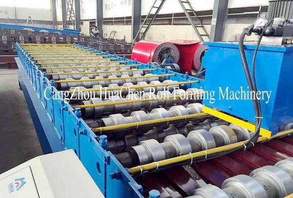 Corrugated Profile Roofing Sheet Bending Machine / Roll Forming Machine