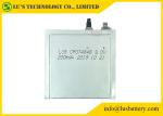 200mah Lithium Foil Battery 3V CP074848 LiMnO2 Polymer For IOT Solution
