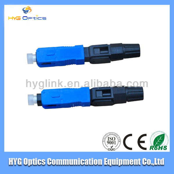 Green APC Simplex FO Fast E2000 Sc Optical Connector
