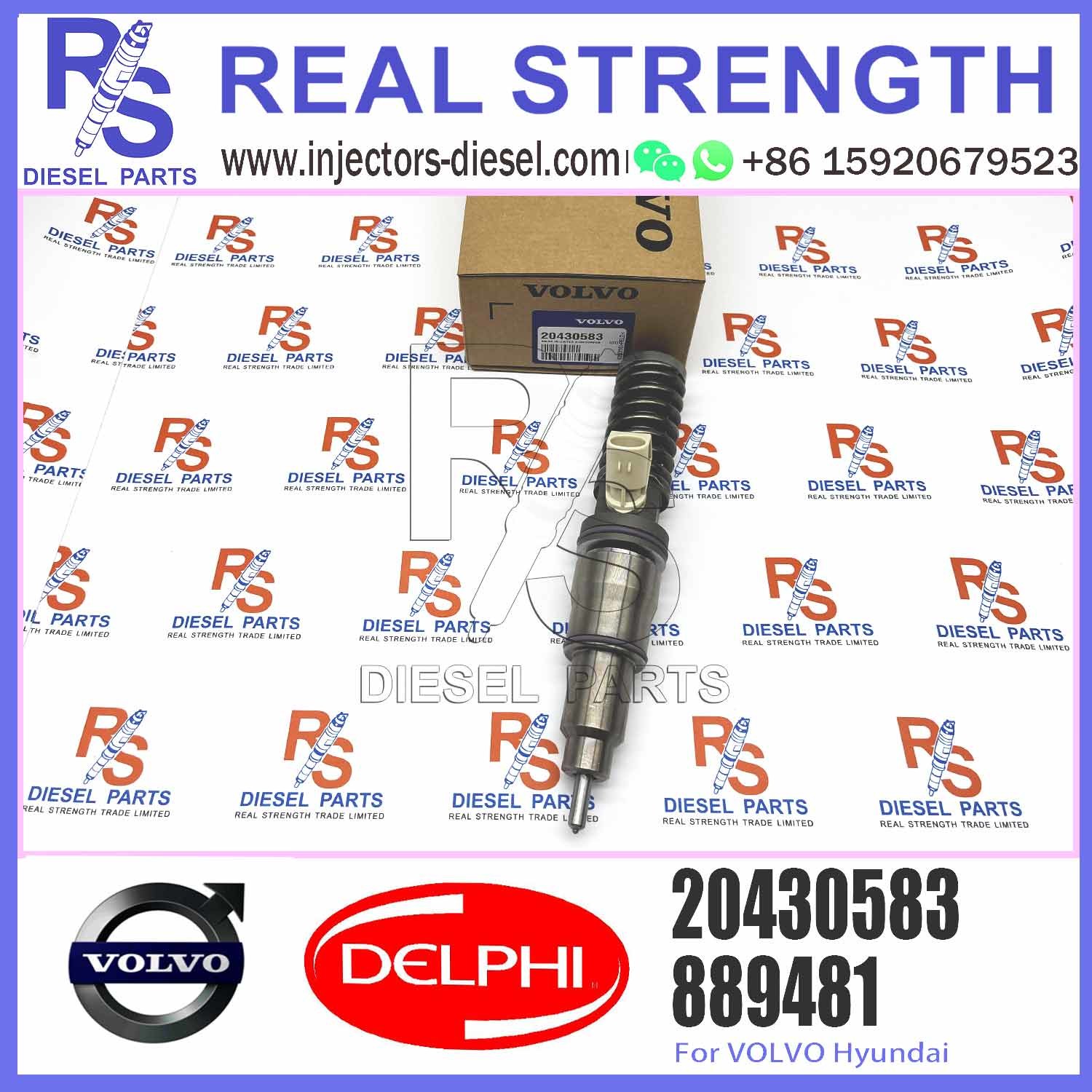 common rail injector 20430583 21582096 For Renualt injector for V-O-L-V FH12 FM12 D12D diesel fuel injector 20430583 BEBE4