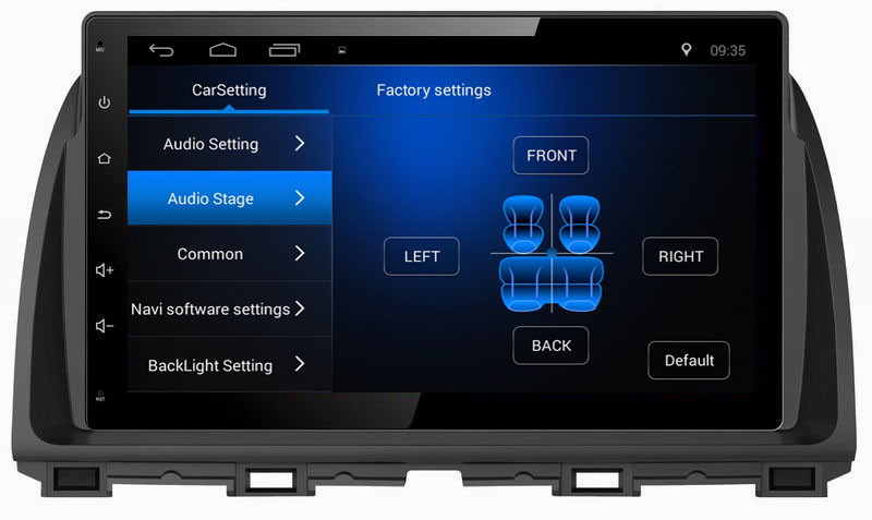 Ouchuangbo car radio 10.1 inch digital screen stereo android 8.1 for Mazda Atenza 2014 with BT USB wifi SWC dual zone
