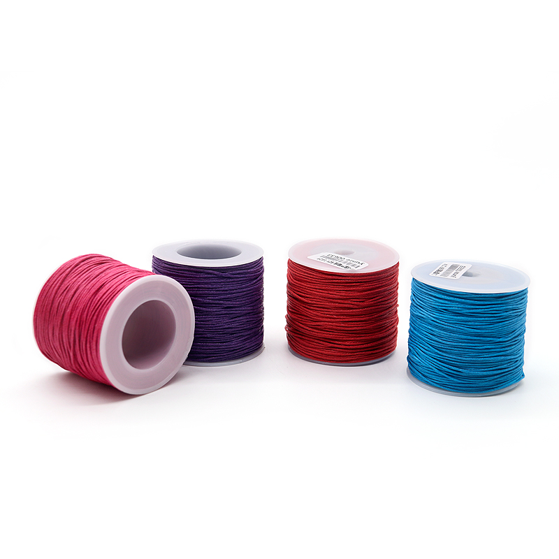 200 Colors 1mm Sewing Stitching Cotton Waxed Thread Cord for Leather Crafting Supplies