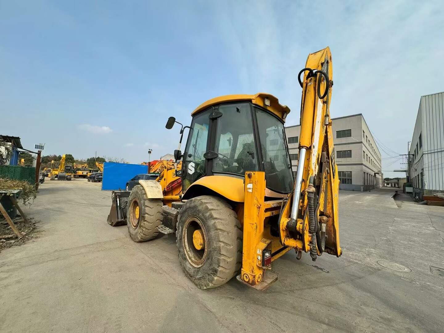 Original UK Used JCB 4CX Backhoe Loader With Four In One Bucket/Used JCB Backhoe loader Hot Sale
