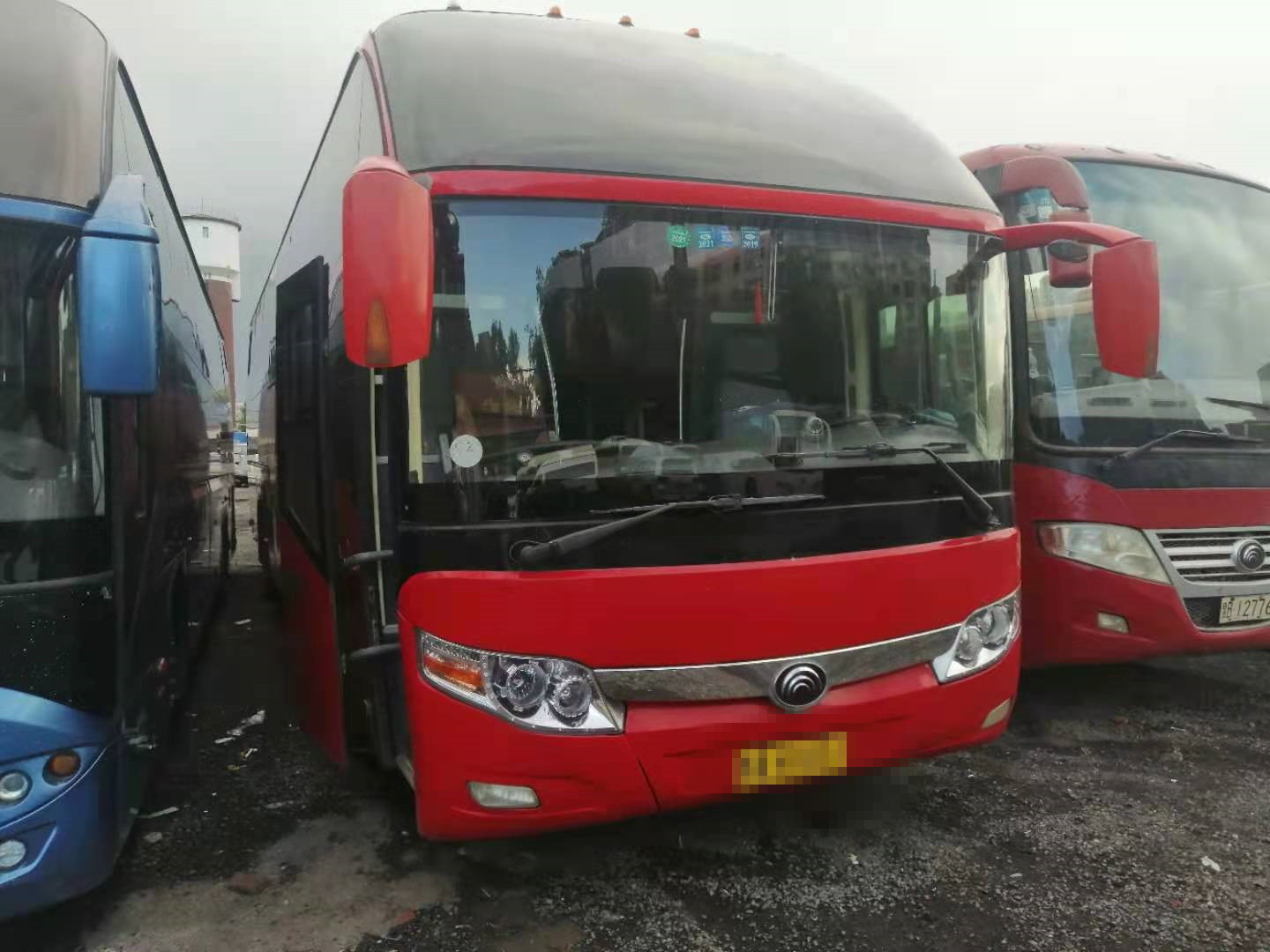 Used Yutong Coach ZK6127 55 Seats Left Seerting Airbag Chassis Rear Engine Euro III Used Tour Bus For Africa