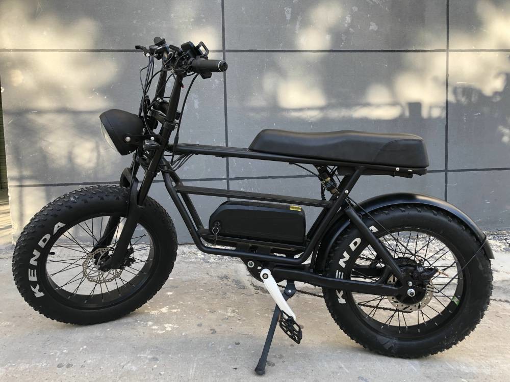 Fat Tire Foldable Ebike Electric Double Batteries 500w 9.6Ah 40kmh