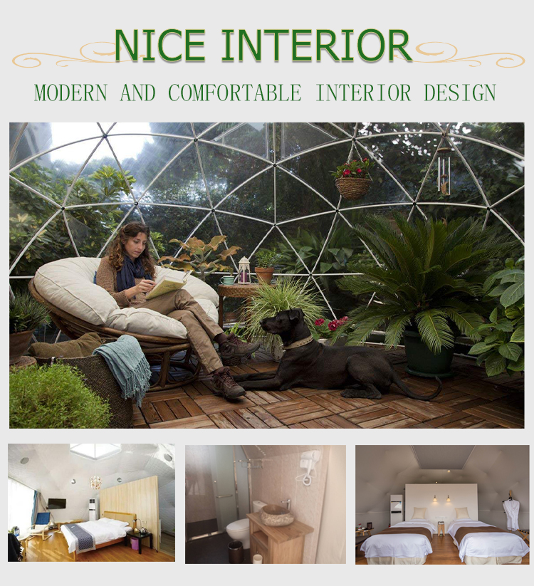The PVC canvas transparent Weatherproof Cover Garden Igloo Greenhouse 360 Dome tent