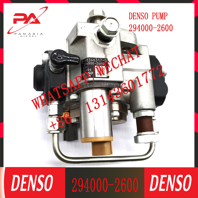 8-98346317-0 Denso Common Rail Fuel Pump 8983463170 294000-2600 for Isuzu 4HK1 Engine Parts