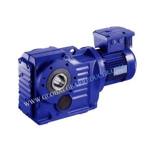 China K Series Helical Bevel gearbox 2P 4P 6P Electric Motor Speed Reduction Gearbox on sale
