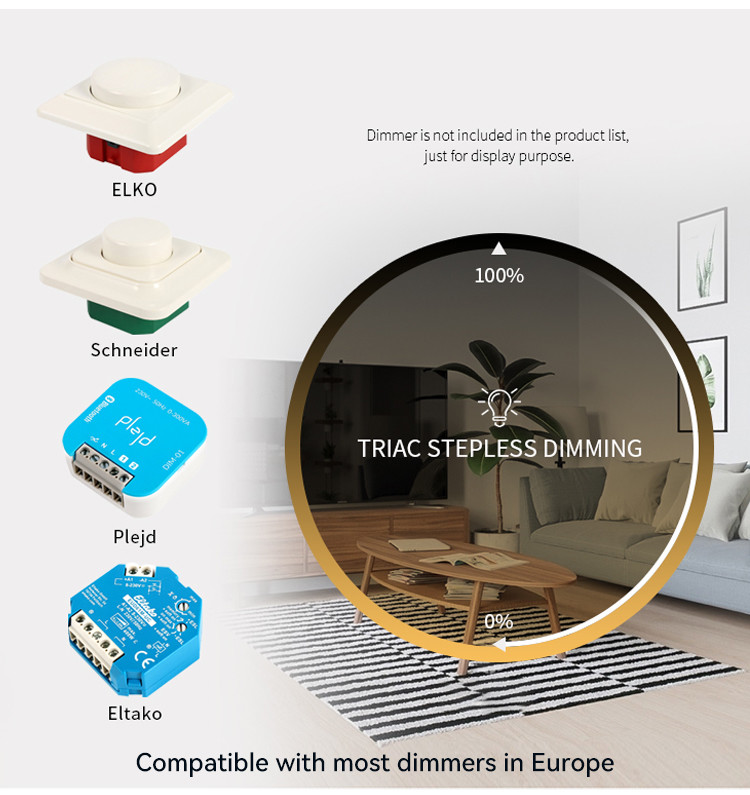 Flicker Free 0-100% Triac Dimming LED Driver Current Selectable
