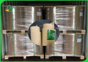 China 60gsm 70gsm 80gsm Recycle Pulp Folding Resistance Brown Kraft Paper For Packing on sale