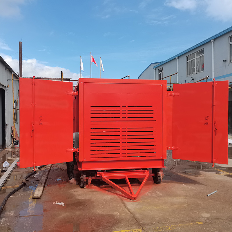 50L Min Ultra High Pressure Water Jet Cleaning Road Hydro Blasting Equipment 1500bar