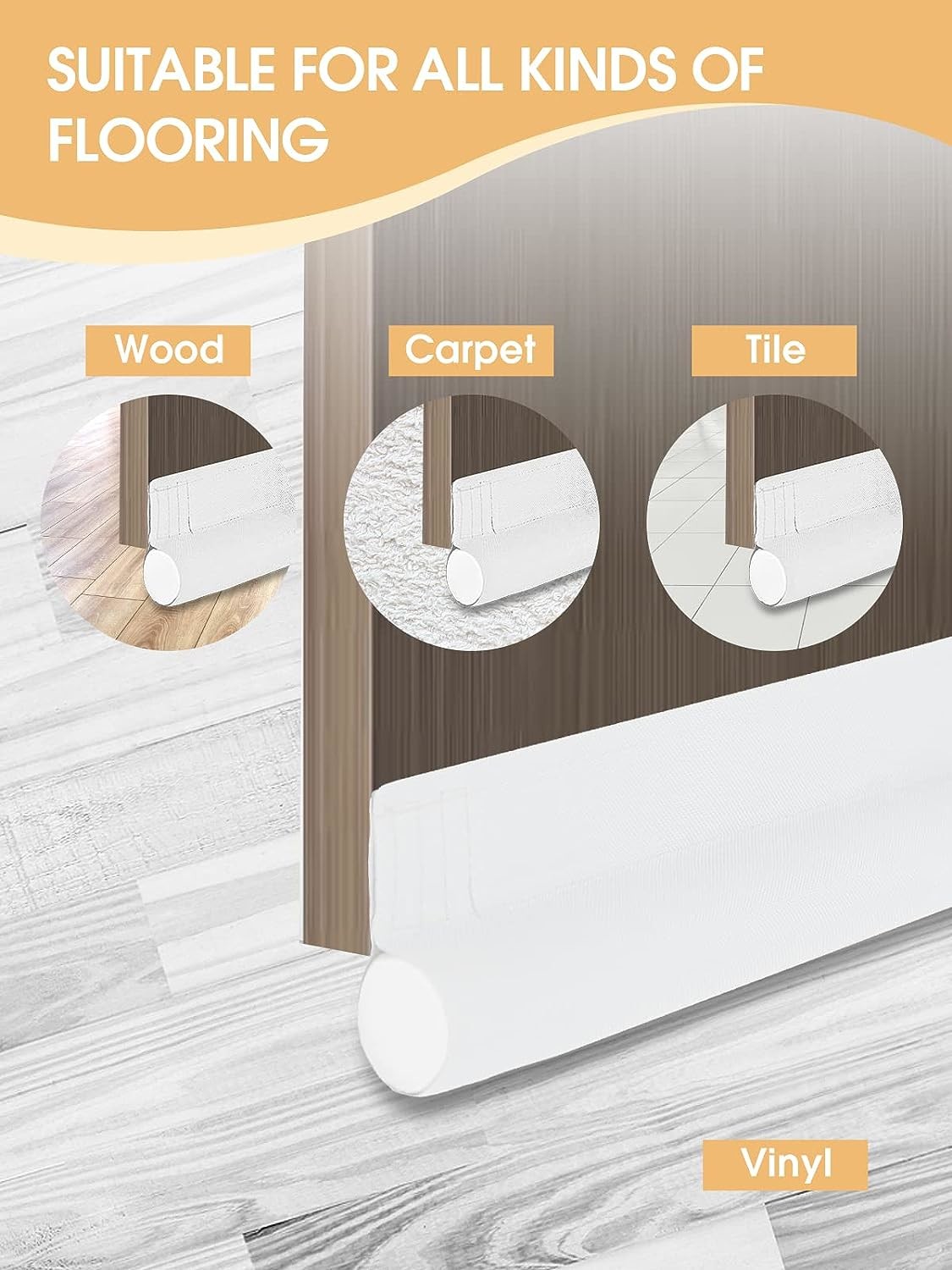 Single Side Self Adhesive Under Door Draft Stopper Anti Collision