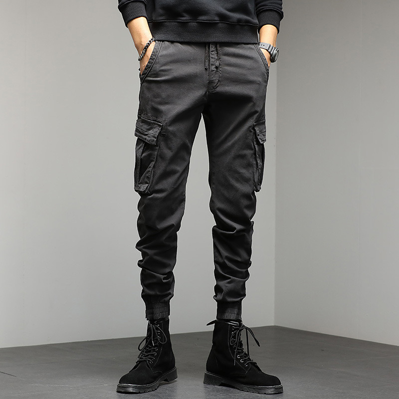 2023 Customize Casual Jogger 100% Cotton Twill Workout Hiking Men&prime;s Sweatpants Relaxed Fit Straight Camouflage Cargo Pants