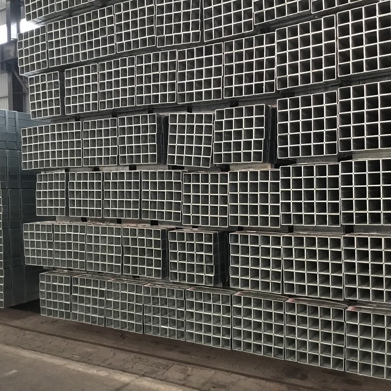 Square / Rectangular Precision Steel Pipe With Galvanized Coated Astm A106