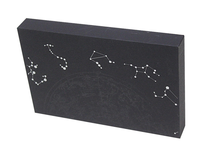 Black Rigid Packaging Box , Rigid Set Up Boxes With UV Coating