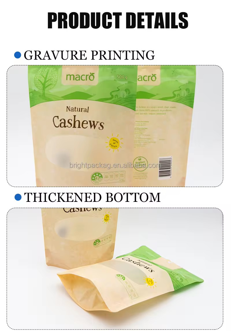 Premium Quality Plastic Composite Food Zipper Bags - Durable, Leak-Proof & Easy-Seal Packaging Solution