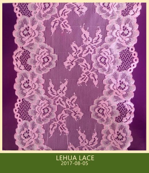 Hot Selling and nice quality Nylon Spandex Stretchy Brazil Lace from China