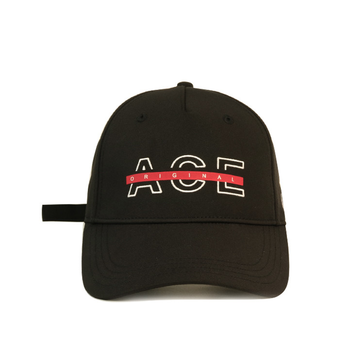 Personalised Flat Embroidered Baseball Caps Eco Friendly With Labels