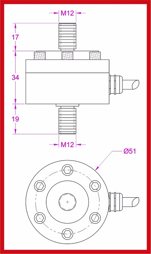 tension compression load cell