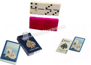 China Magic Bonus Dog Pattern Paper Marked Poker Cards For Poker Analyzer on sale