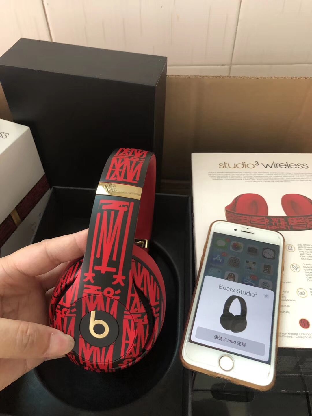 Beats by Dr. Dre Studio3 Wireless Headphones - DJ Khaled Custom Edition Made in china grgheadsets