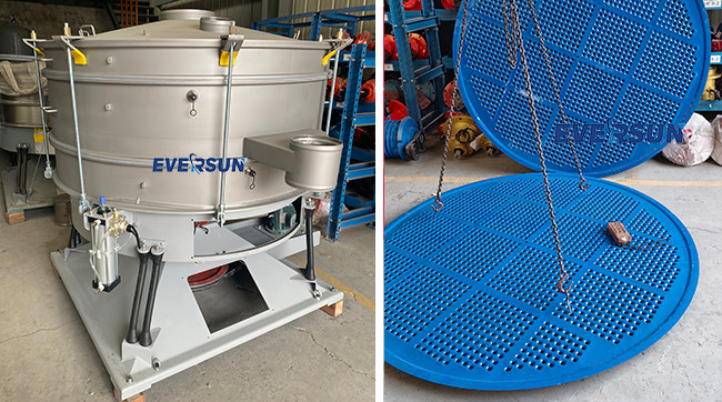 High Output Circular Vibration Separator Tumbler Sieving Machine For Limestone