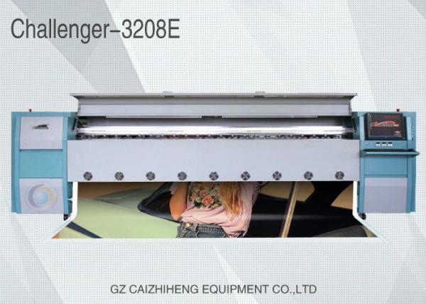 Buy 10ft Solvent Color Inkjet Flex Banner Printing Machine High Precision Challenger 3208E at wholesale prices