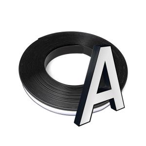 Quality Customized Channelume Letters Strip Golden Perforated Aluminium Trim Cap for sale