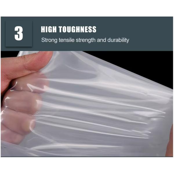 Clear Zip Plastic Poly Bags Reclosable Bags Transparent PE Plastic Bags
