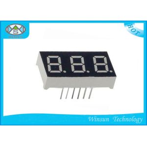 Elevator Three Digit 7 Segment Display , Orange / Green 0.3 Inch Led Digital