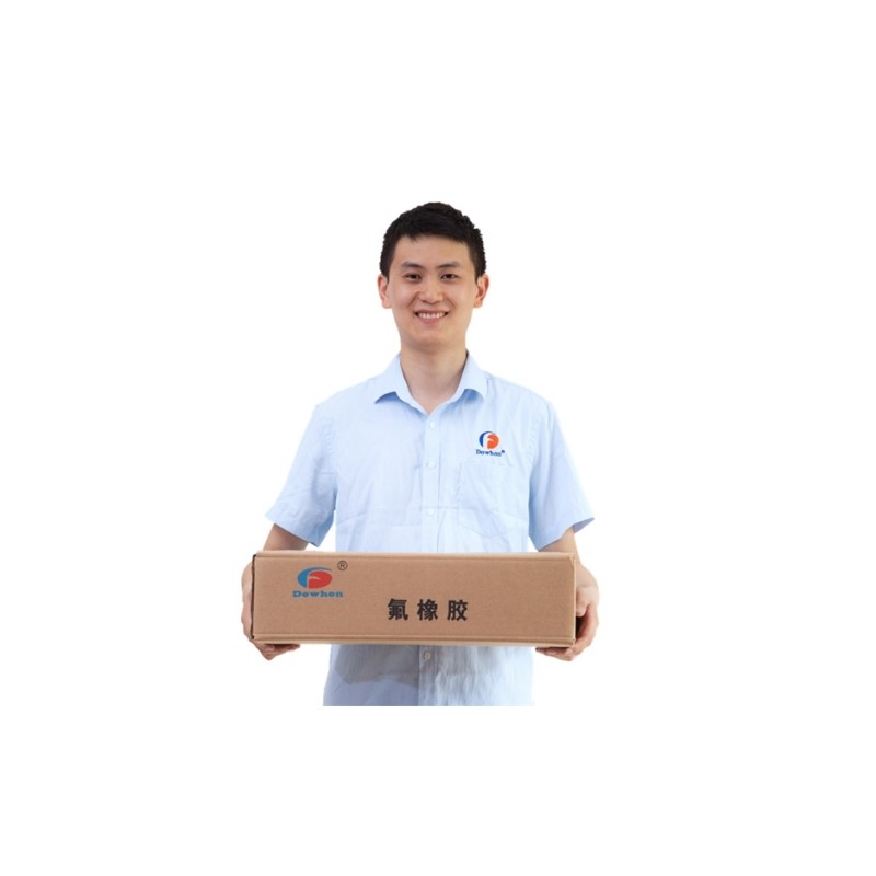 Fluoroelastomer Rubber Resilient and Heat-Resistant Material for Sealing and Gasketing