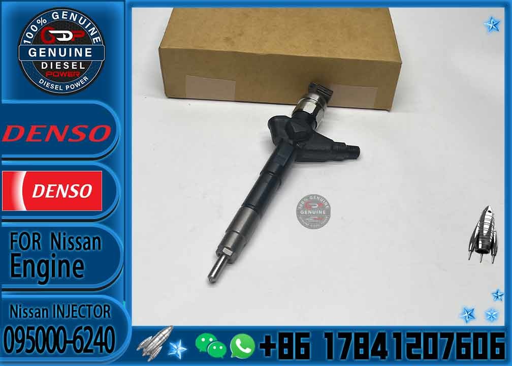 Good price common rail injector 095000-6240 095000-6243 fuel injector for NISSAN 16600-VM00A 16600-VM00D 16600-MB40E 166