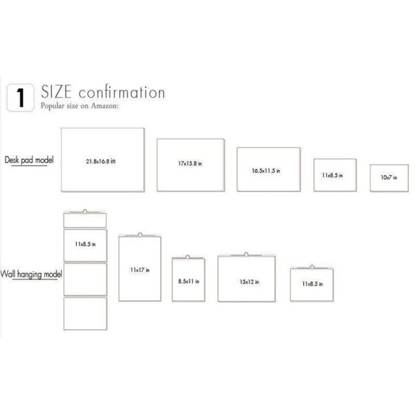 Personalised Stand Up Daily 2022 Desktop Calendar Planner Oem For Office Home