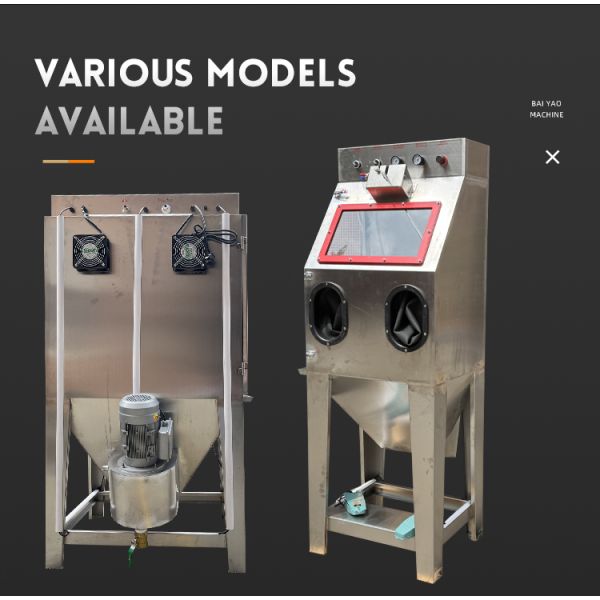 manual Vapor Blasting Machine Small Sand Blasting Cabinet