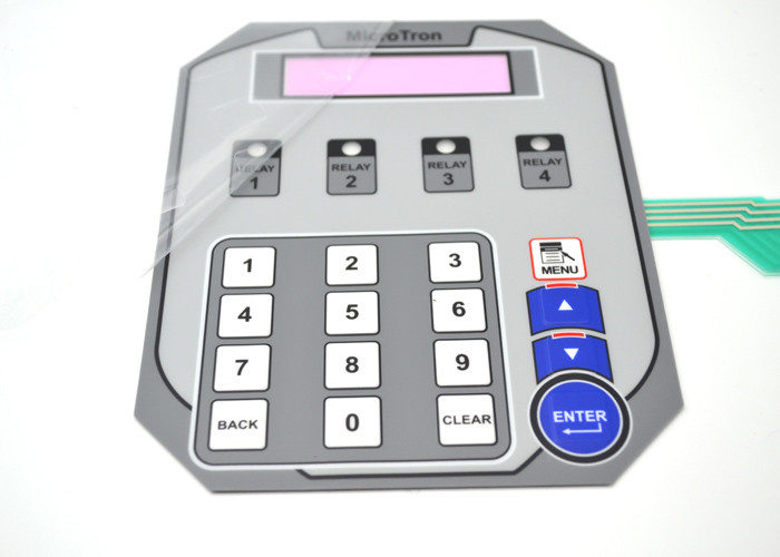 Abrasion Resistant Metal Dome Membrane Switch Easy To Operate / Intuitive