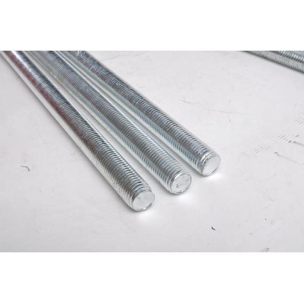 High Strength Fully Threaded Rod Zinc Plated Finish Full Bodied Studs