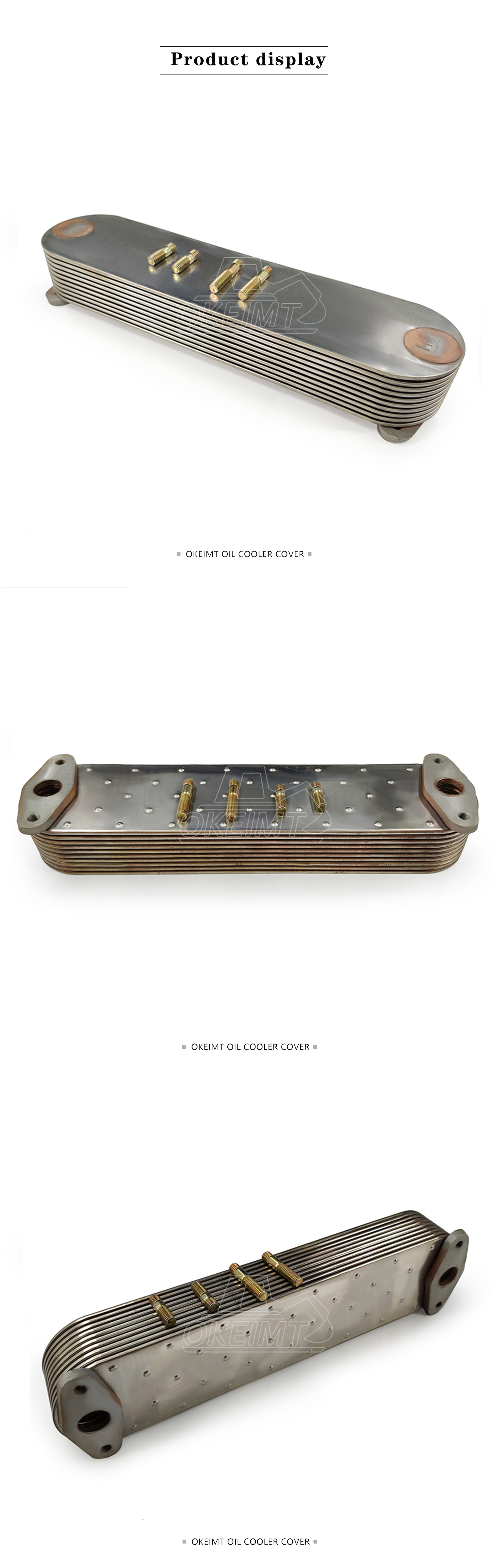 6211-61-2101 Engine Oil Cooler Core For KOMATSU PC650-3 PC710-5 6D140-10P WA500-3 GD825