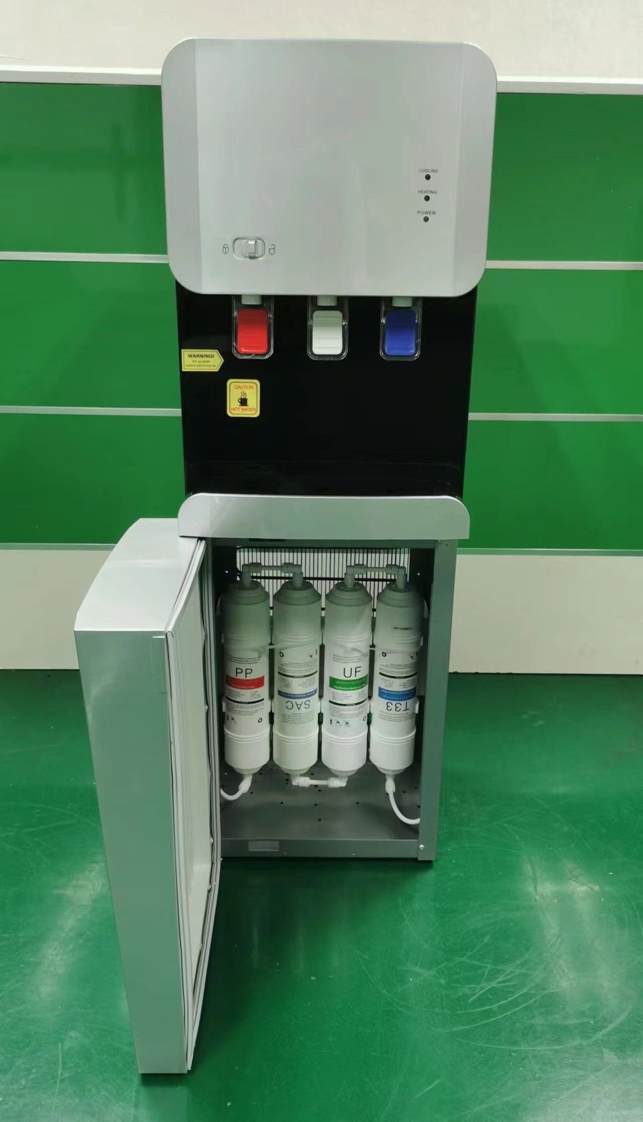 220V/50Hz Pipeline Water Dispenser With Stainless Steel Tank And External Heating