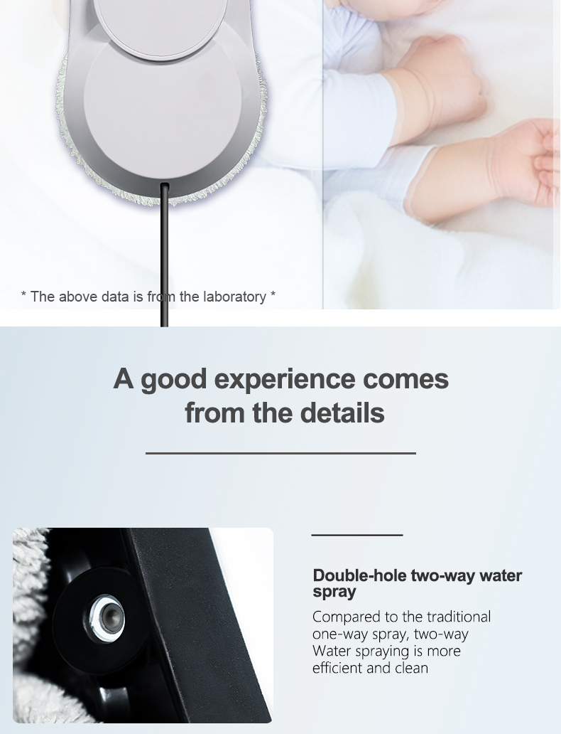Smart Appliances Window Washing Robot Window Vacuum Cleaner Hutt Window Cleaning Robot Household