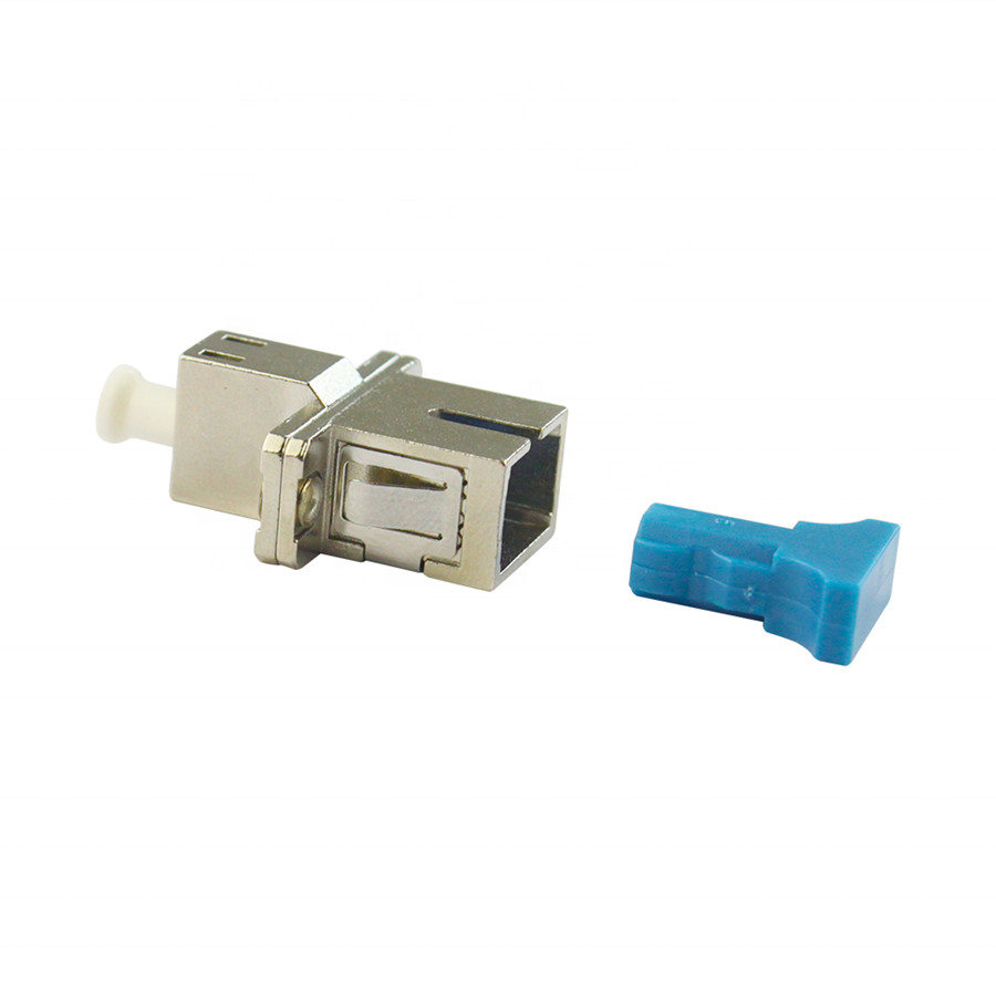 Rectangle E2000 Female Hybrid Fiber Sc To Lc Adapter