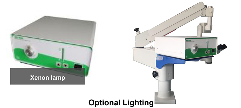 Dual Head Neurosurgery Operating Microscope Motor Zoom 3x-16x 8 Function Foot Handle A41.1950