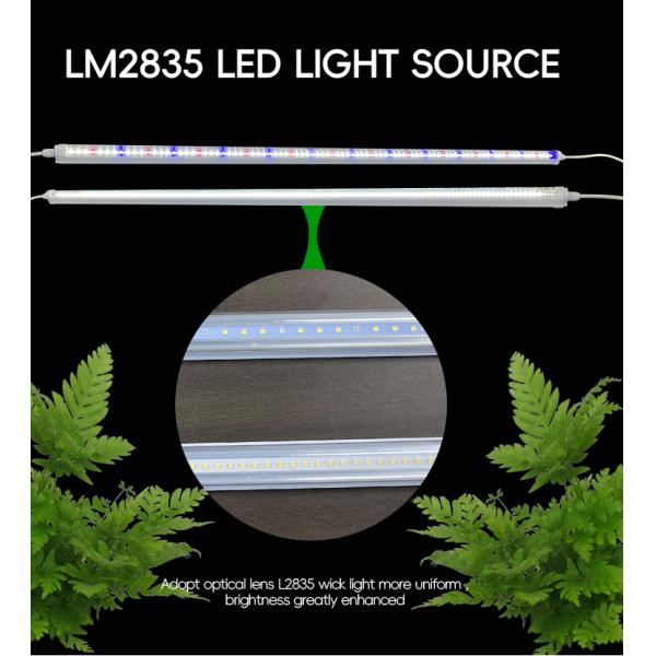 4FT 0.9M 1.2M 12W 18W 25W 36W T8 LED Tube Lights Indoor Vertical Farm 6500K 460nm 660nm