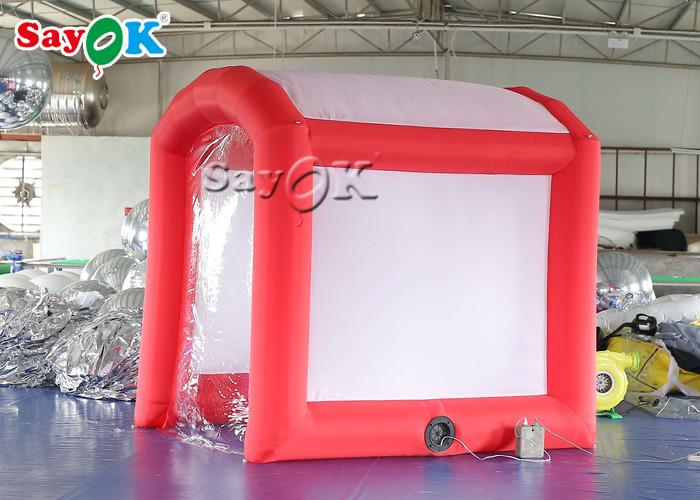 Outdoor 2x2.5x2.5mH Red Inflatable Disinfection Fogger Channel