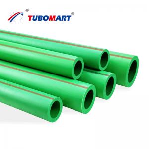 Quality 20mm - 110mm Green PPR Pipe Plastic Polypropylene PPR Plumbing Pipe for sale