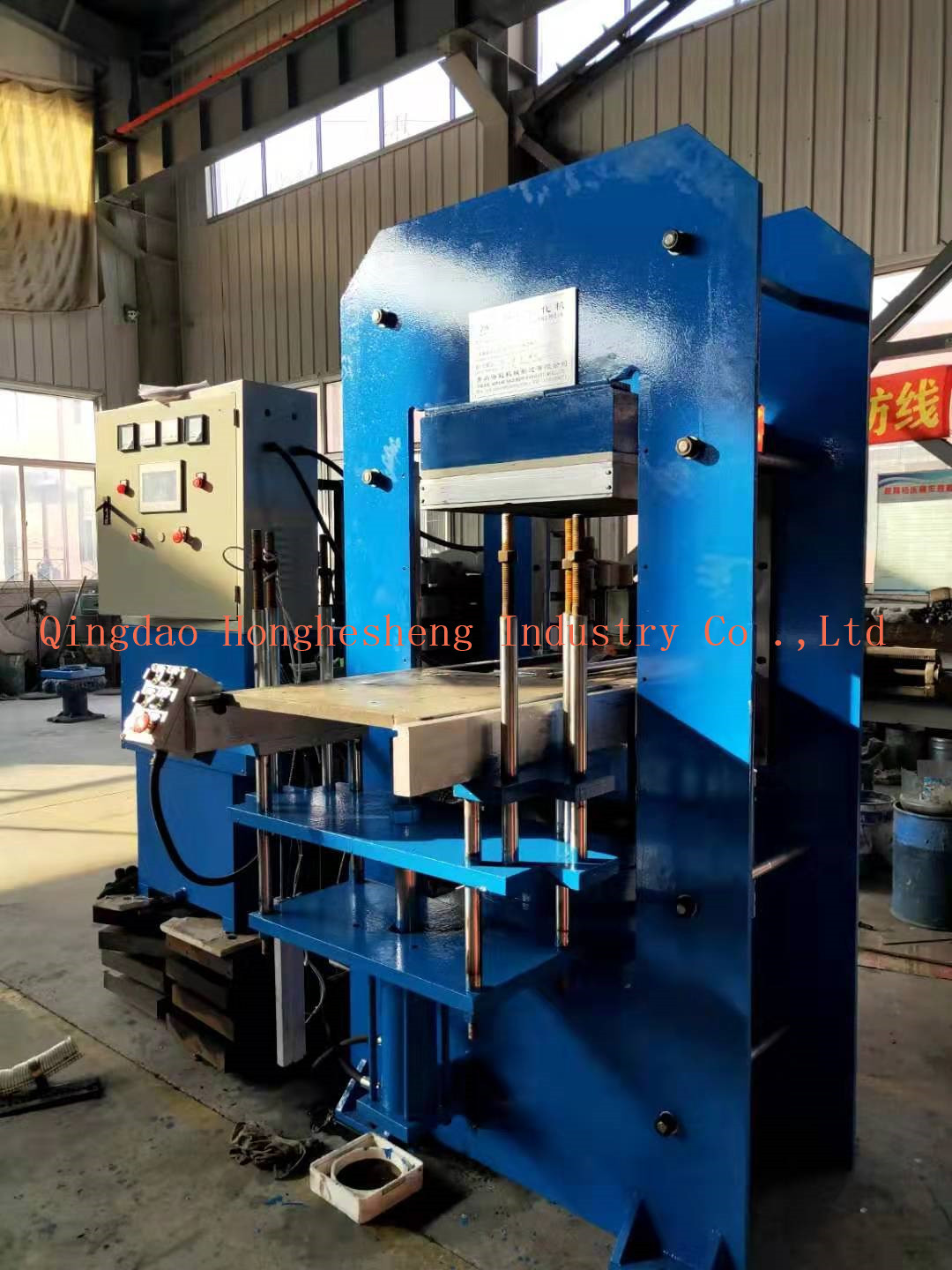 Tennis Rubber Ball Beading Hydraulic Vulcanizing Press CE TUV SGS Certificated