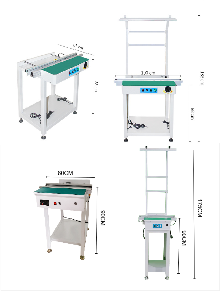 1200/1500mm Smt Conveyor Systems Professional Wear Resistant