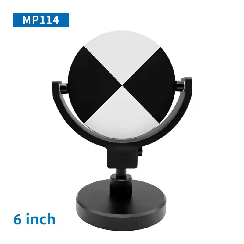 Total Station Target Reflector with 45 Degree Angle and Rotating Magnetic